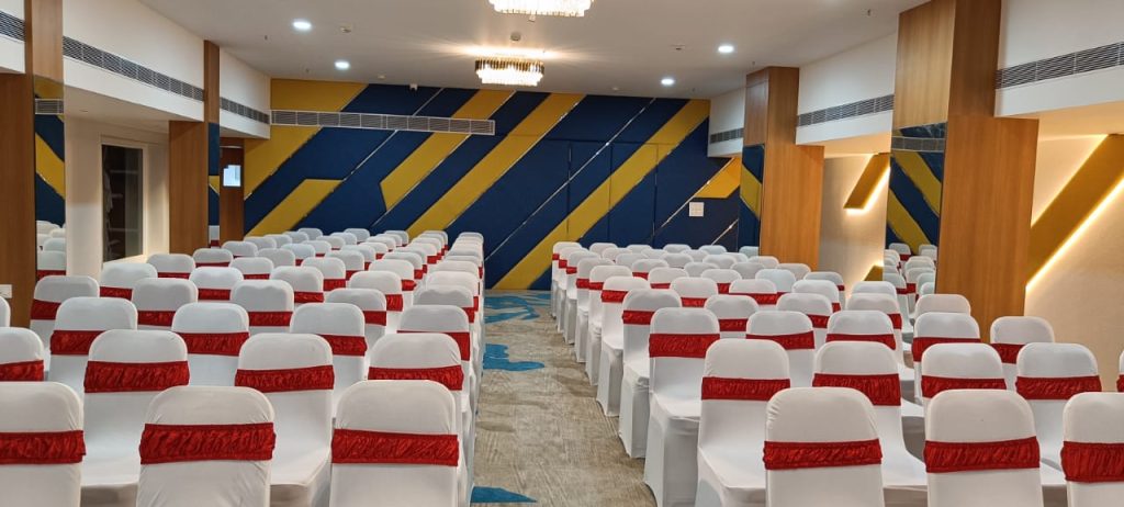 Stylish and comfortable seating area at Clubway Grand