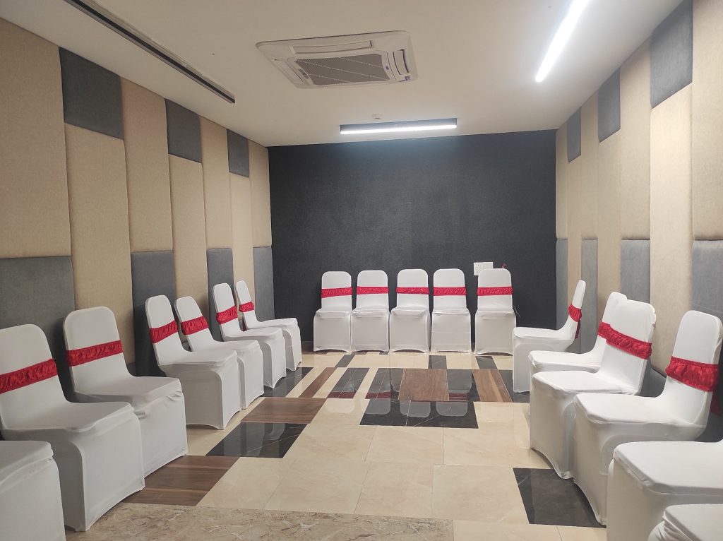 Hotel reception area with premium hospitality