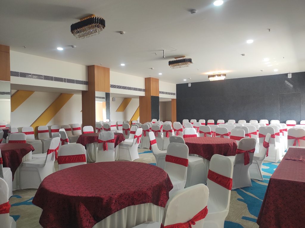 Hotel meeting room with professional ambiance
