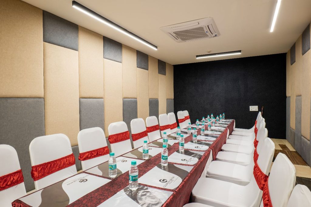 High-end corporate meeting room